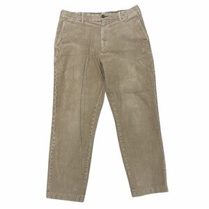 Uniqlo Corduroy Light Brown Straight Leg Pants